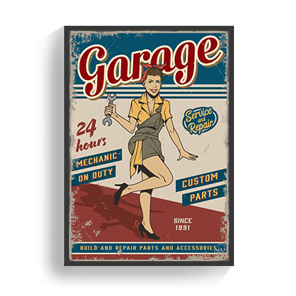 Poster Vintage Garage 3