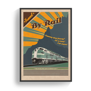 Poster Vintage Rail