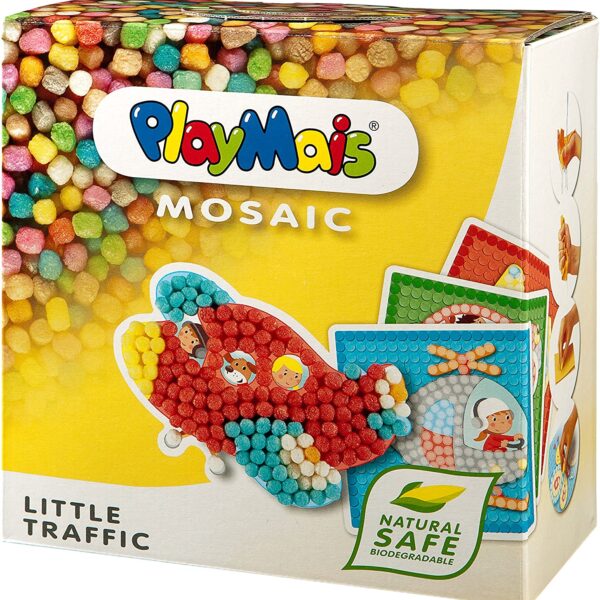 PlayMais Mosaic Little Traffic Arts and Crafts Modeling Kit